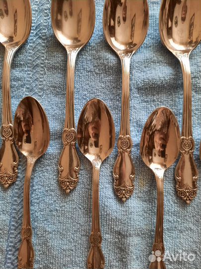 Мельхиоровые десертные ложки