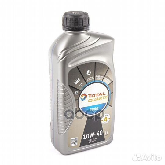 Total quartz 7000 10/40 п/с SN/CF A3/B4 1л Tota