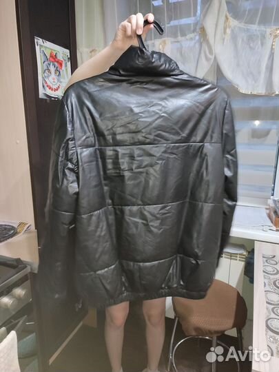 Куртка женская весенняя кожзам