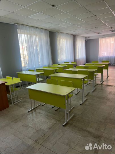 Школьная мебель парты со стульями