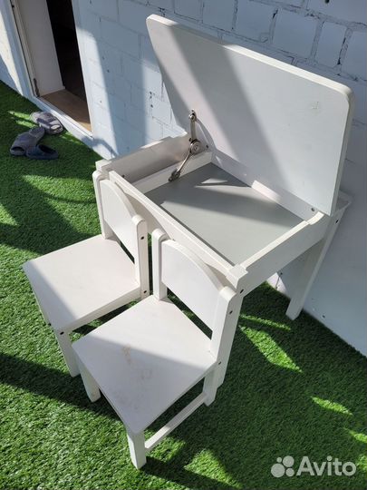 Детский стол и 2 стула IKEA