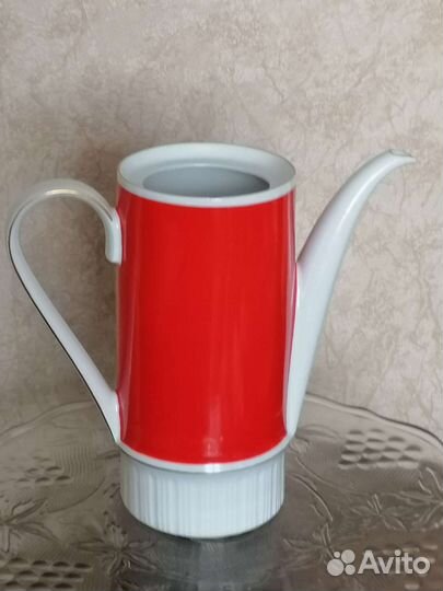 Кофейник, крышка чайника фарфор ГДР