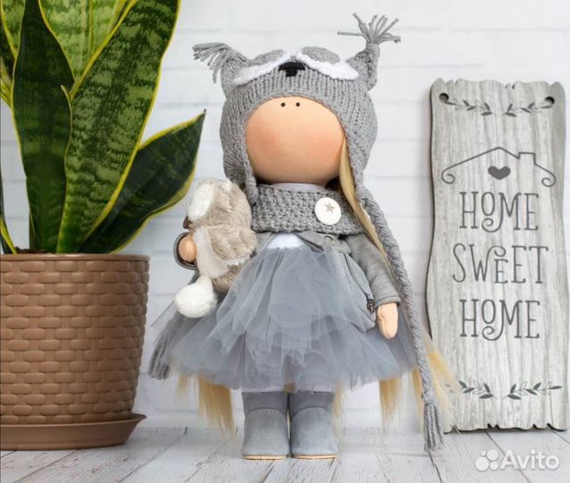 Интерьерная кукла ручной работы