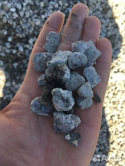 Щебень вторичный (рецикл бетона)