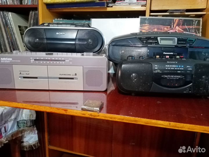Магнитолы Panasonic CD, Sony CD, кассетники Sony