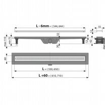 Alcaplast APZ9 Simple Водоотводящий Трап(650)