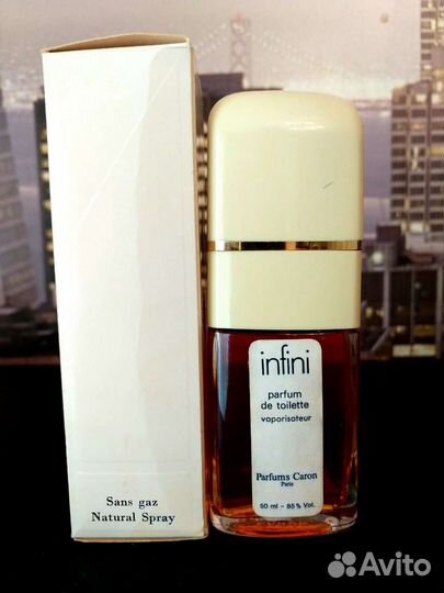 Infini Caron 50ml винтаж parfum de toilette