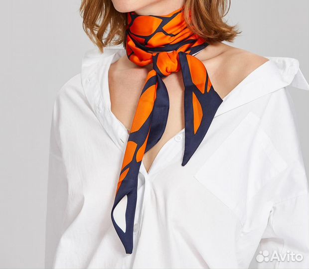 Шелковый платок шейный