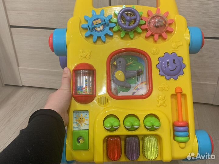 Развивающий стол ходунки каталка playgo