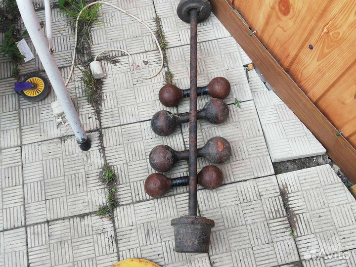 Штанги и гантели бу