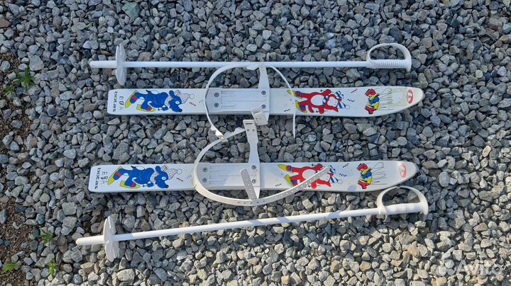 Детские мини лыжи