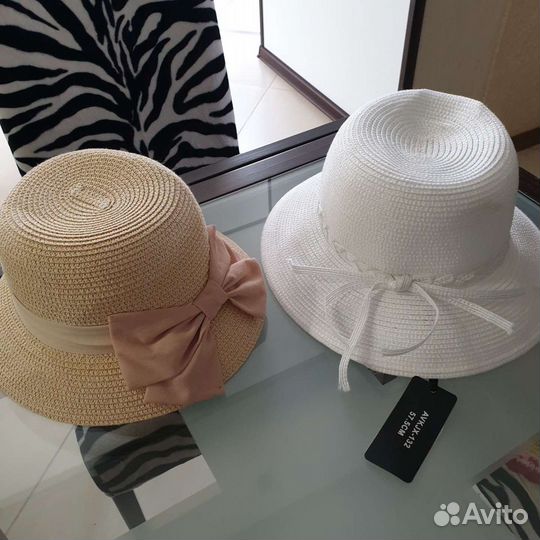 Панама шляпа белая