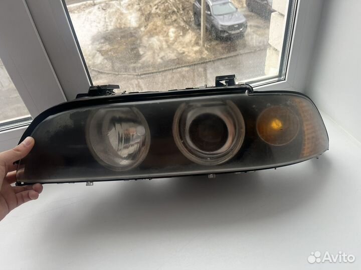 Передние фары BMW 5 E39 рестайлинг оригинал