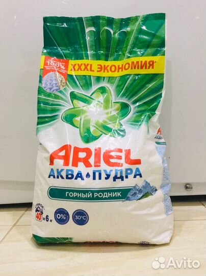 Стиральный порошок Ariel Аква Пудра 6кг