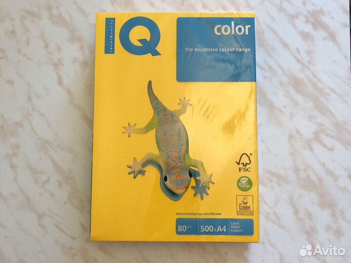 Бумага для принтера цветная 500 листов