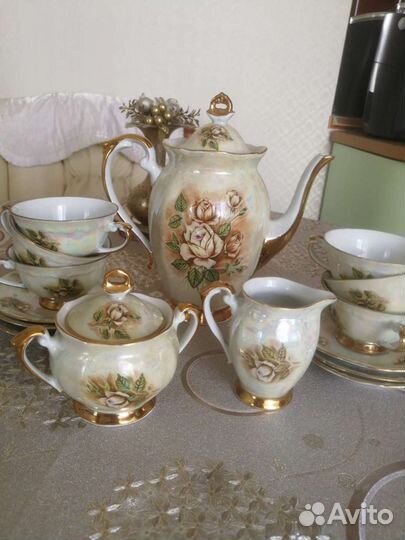 Винтажный кофейный сервиз