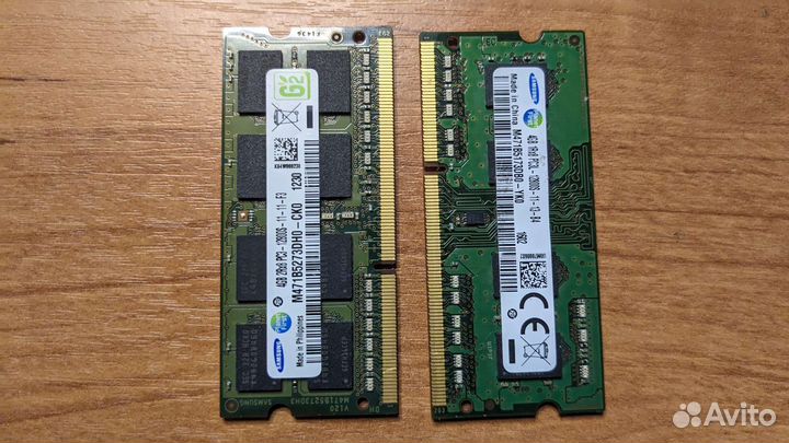 Оперативная память ddr3 4 gb 1600 SO-dimm samsung