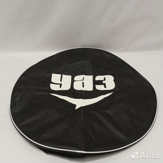 Чехол запасного колеса черный на УАЗ Хантер