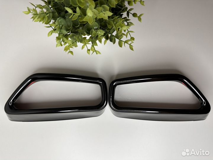 Накладки на глушитель bmw 5 g30