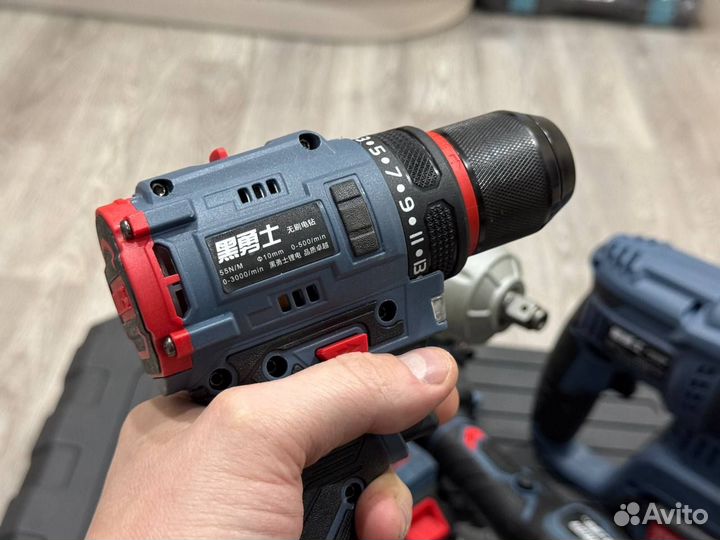 Набор аккумуляторного инструмента Warrior 4 в 1 (Арт.77597)