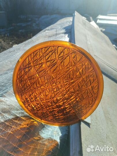 Светофильтр (линза ) от светофора СССР 60 годов