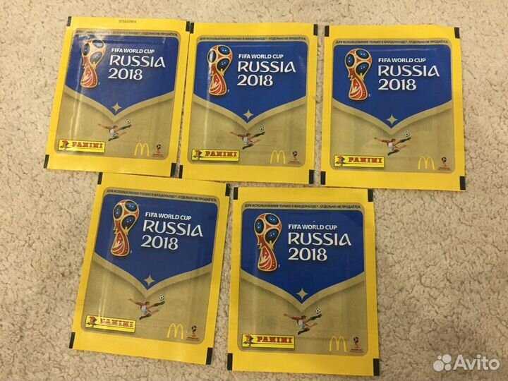 Наклейки (Стикеры) Panini. Fifa World Cup 2018
