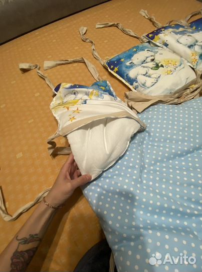 Бортики в детскую кроватку