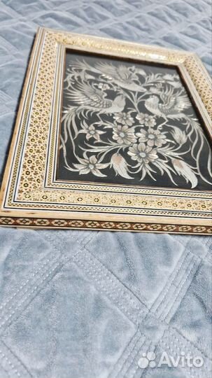 Чеканка ручной работе в раме Иран