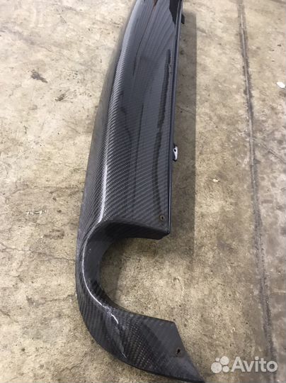 Юбка заднего бампера карбон audi а4 б7