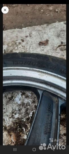 Колесо,диск передние на kawasaki zzr 1100-2