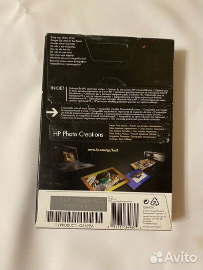 Фотобумага HP Advanced Glossy 10x15 см 100 листов