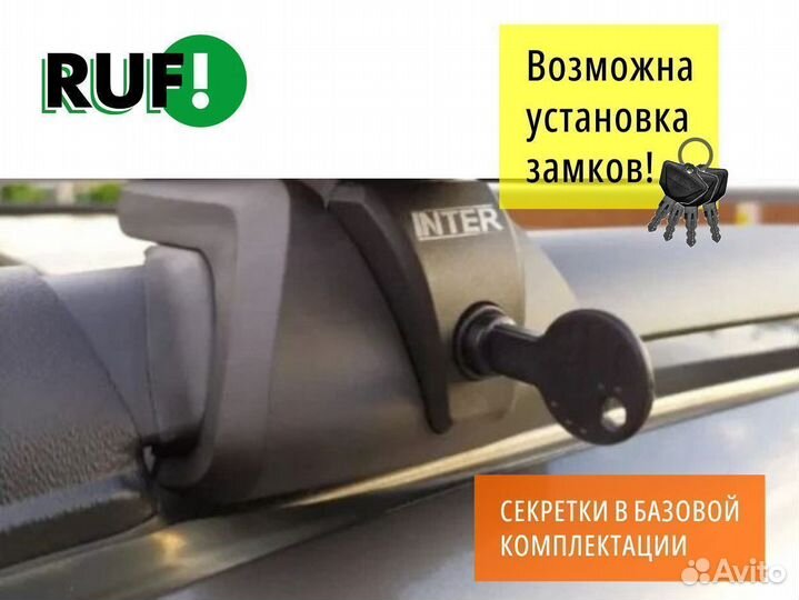 Багажник на рейлинги Jeep inter titan Квадрат