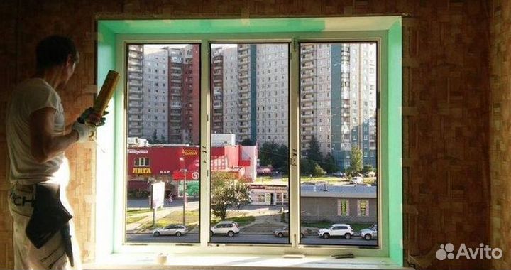 Остекление окон и балконов пвх