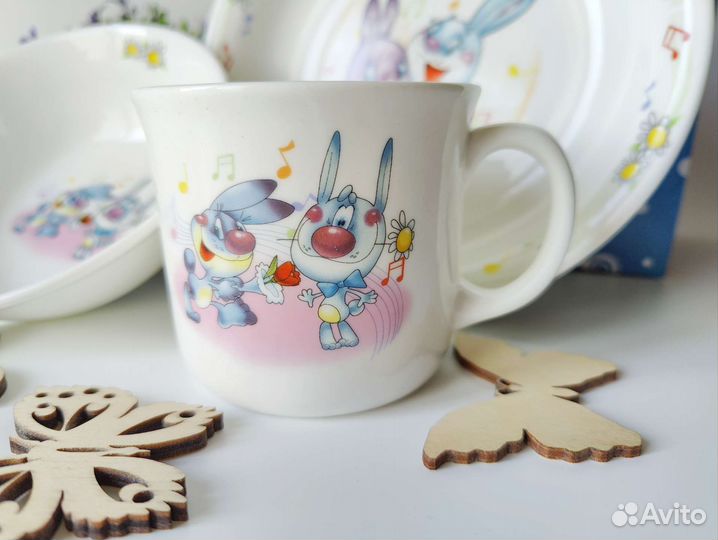 Набор детской посуды новый