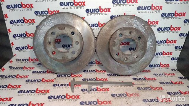 Диск тормозной передний вентилируемый Hyundai Get