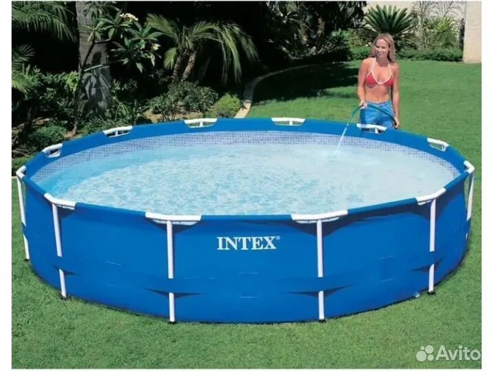 Песочный фильтр-насос intex б/у