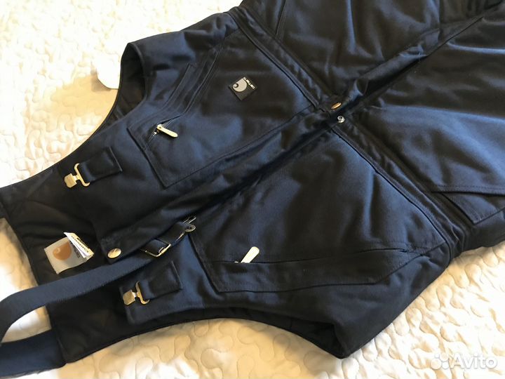 Зимний Полукомбинезон Carhartt r33blk 36х32рр