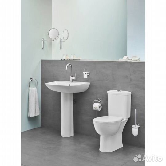 Унитаз напольный grohe Bau Ceramic с бачком с сиденьем микролифт 39349000+39436000+39492000