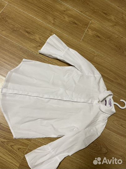 Рубашка белаядля школы 152