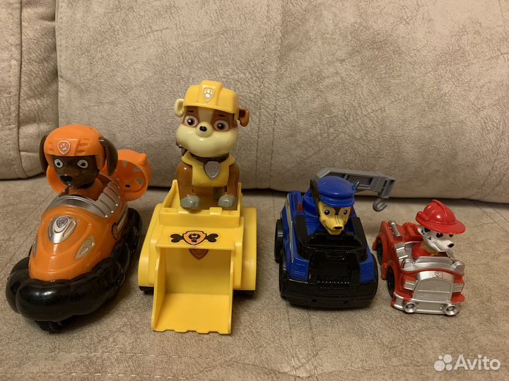 Машины: Маквин, щенячий патруль, герои в масках