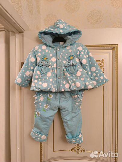 Тёплый костюм 2 - 3 года весна осень