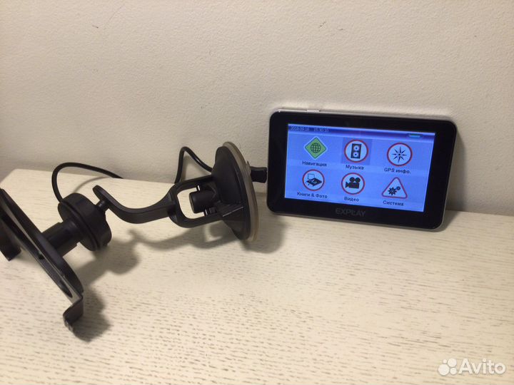 Навигатор для авто Explay GPS ID-41 с креплением