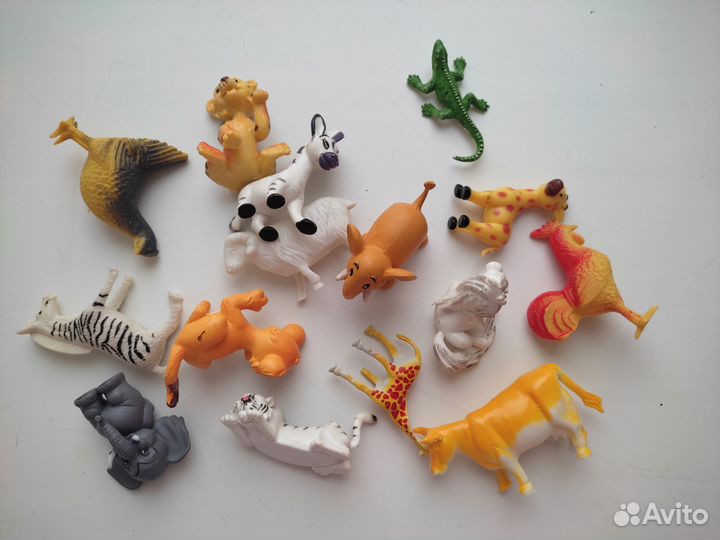 Фигурки животных, набор, игрушки, животные, звери