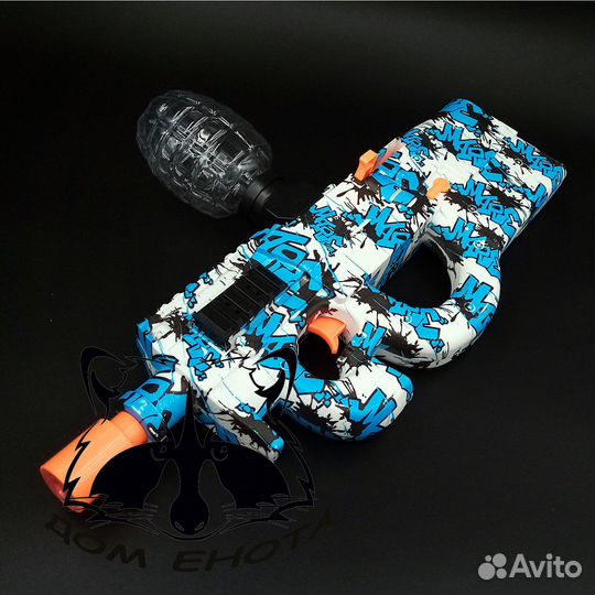 Автомат Р90 с орбизами с световой вспышкой