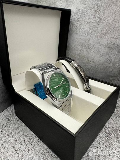 Набор часы Tissot prx powermatic 80 + браслет