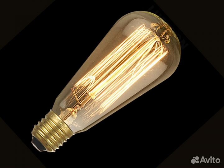 Лампа Лофт 40W E27 220V ST64 Эдисон