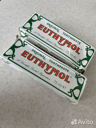 2 Зубные пасты Euthymol