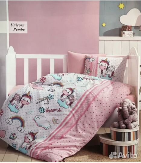 Детское постельное белье в детскую кроватку