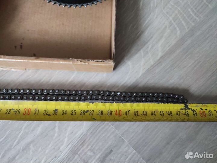 Комплект цепь и звезда мини мото