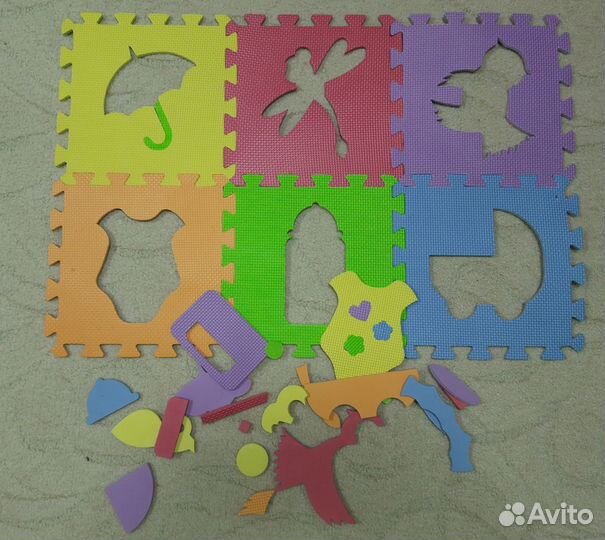 Коврики пазлы для детей